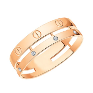 Золотое кольцо с фианитами АТОЛЛ 11147