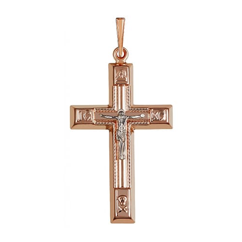 Золотой крест классический АВРОРА 74376