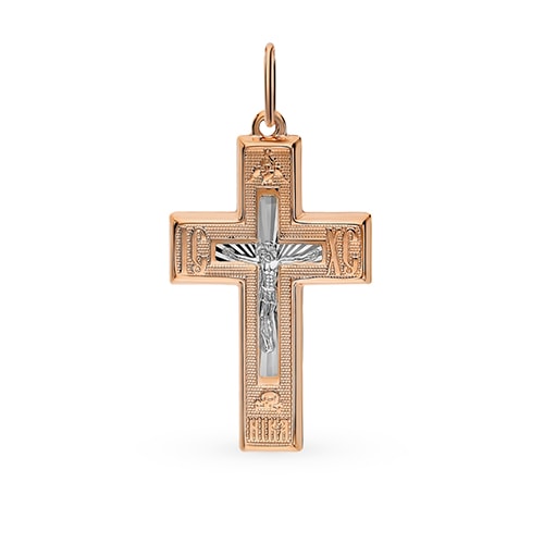 Золотой крест классический Голден Глоб 102-ОС-32.31-11