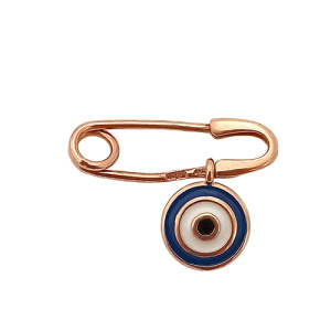 Золотая булавка брошь эмаль от сглаза Глаз Красносельский Ювелирпром 1620027007