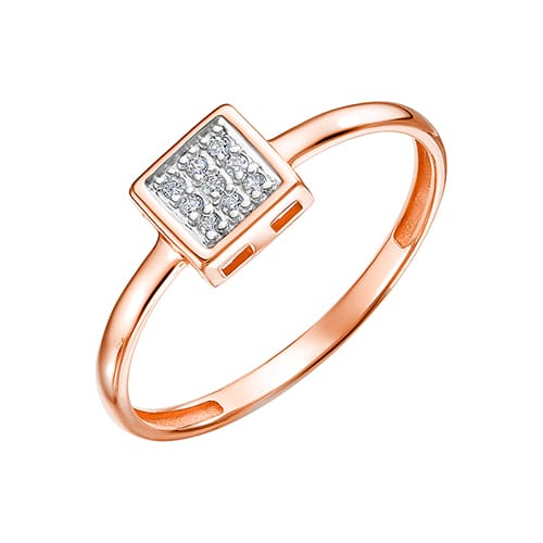 Золотое кольцо с фианитами SOUL 1135803