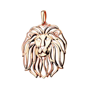 Золотая повеска Лев Красносельский Ювелирпром 1400032639