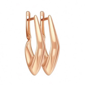 Золотые серьги ЗОЛОТЫЕ УЗОРЫ 00-62-0596-00