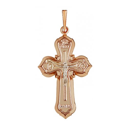 Золотой крест классический АВРОРА 74383