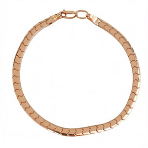 Золотой браслет декоративный Чешуя АВРОРА 770008