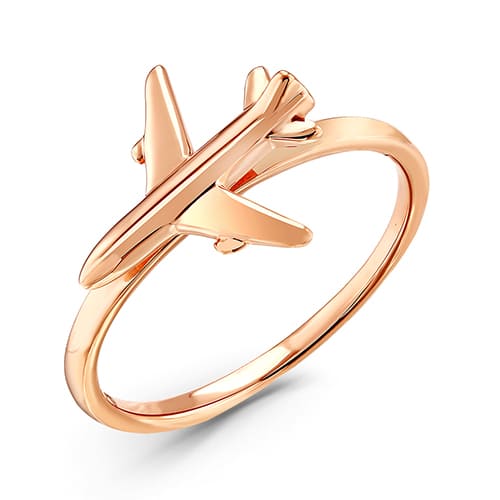 Золотое кольцо Самолет ЗОЛОТАЯ ПОДКОВА 802-01789-10-00-00-00