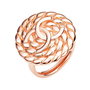 Золотое кольцо Пуговица круг SOUL 1176900