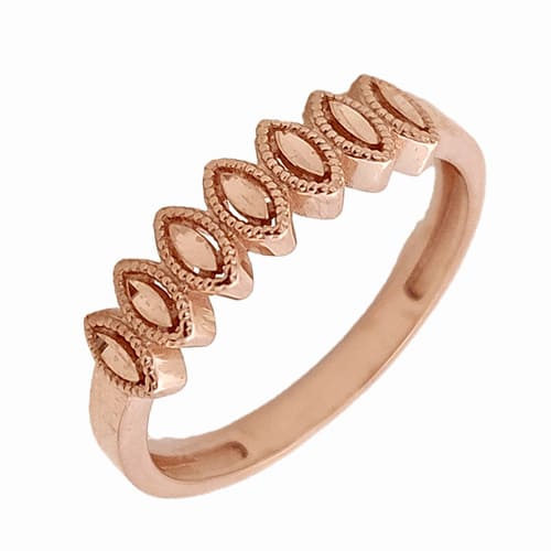 Золотое кольцо с алмазной гранью Красносельский ювелир АКд743-4140