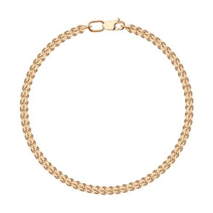 Золотой браслет плетение нонна пустотелый Petersburg Jewerly 421-01-0070-30200