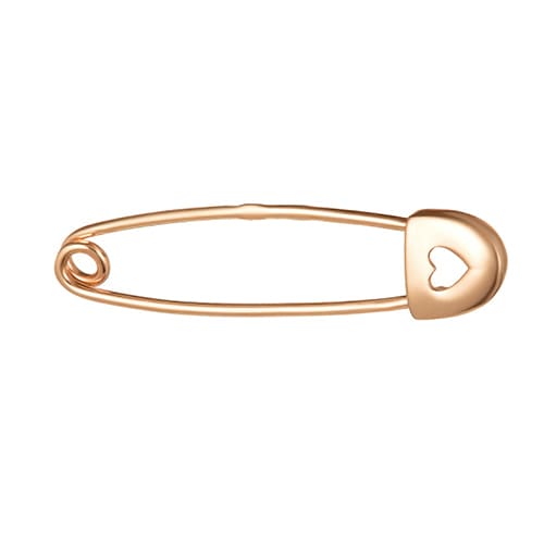 Золотая брошь булавка классическая Сердце SOUL 4035100