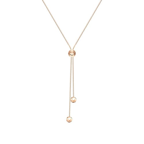 Золотое колье снейк подвески Шары МЦЗ 6028606-45