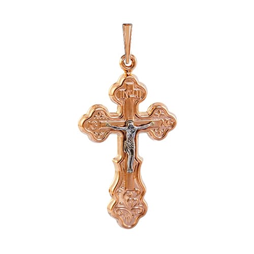 Золотой крест классический АВРОРА 74382